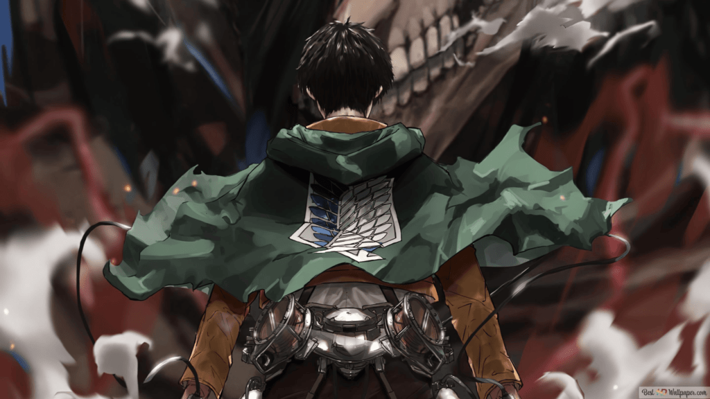 Eren Yeager in Attack on Titan Anime